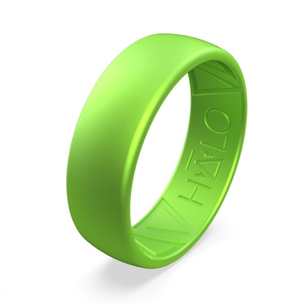 My HALO Ring Green Leaf Bright Green Silicone Ring MyHaloRing
